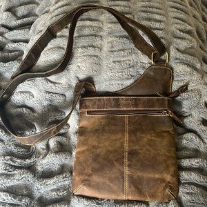 Jano dave Greek genuine leather crossover bag purchased in Greece.